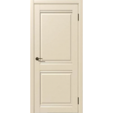 Дверь межкомнатная Дубрава Сибирь Геометрия Софт ОМЕГА ваниль, глухое полотно